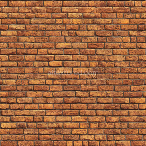 Seamless 3D PBR Cracked Brick Wall Texture with Rough Surface and Color Variations