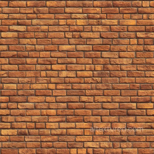 Cracked Brick Wall Texture with Rough Surface and Color Variations seamless Brick PBR texture