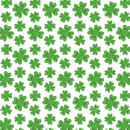 Digital Paper Texture Featuring Green Shamrock Pattern seamless St patrick digital paper bundle PBR texture
