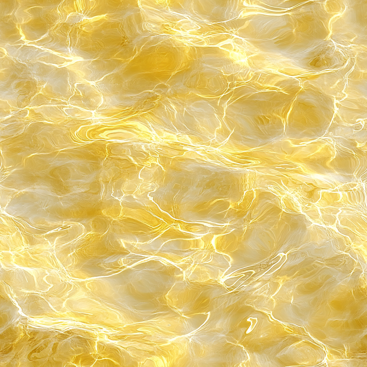 Stylized Golden Water With Bright Highlights seamless PBR texture preview