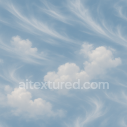 seamless Seamless 3d texture pbr 8k of wispy cirrus cloud streaks texture 8k free download PBR