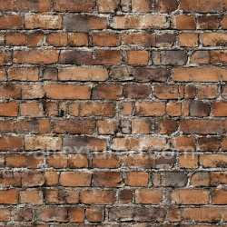 seamless Seamless 3D cracked and worn aged brick wall PBR texture with varied red and grey tones texture 8k free download PBR