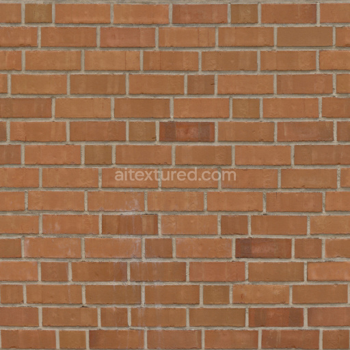 Bricks Seamless Pbr Tileable Texture Basecolor Normal Roughness Height Displacement