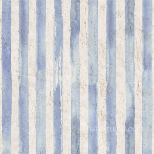 Watercolor Paper Stripes Texture in Blue and White seamless Watercolor Stripes PBR texture