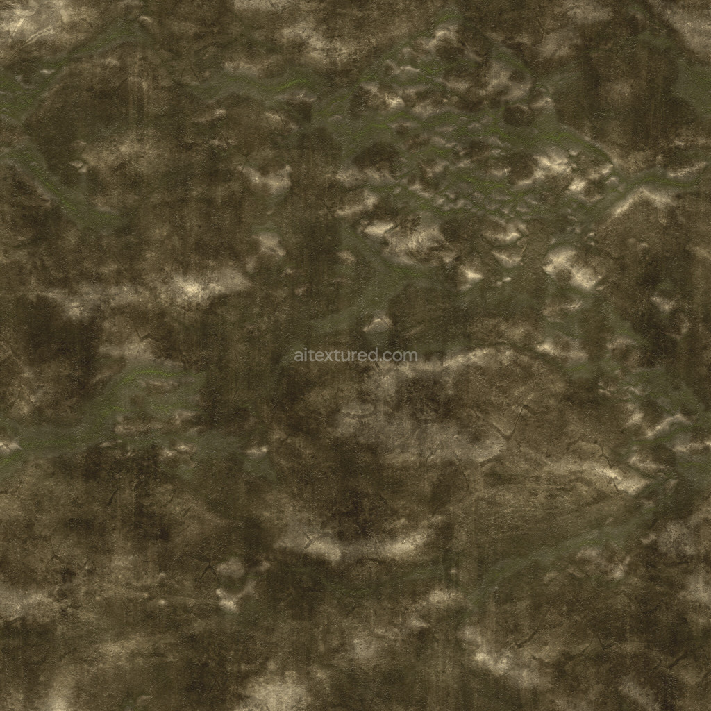 Seamless PBR rock texture with earthy tones and detailed patterns