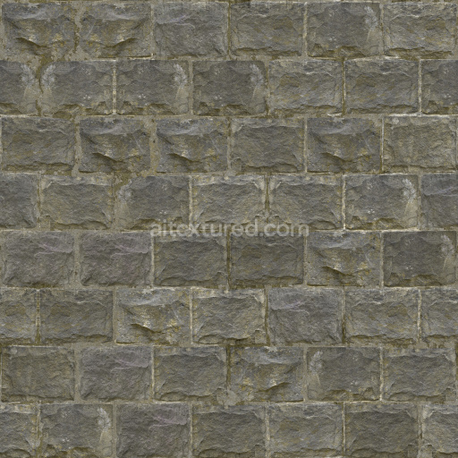Brick Seamless Texture Pbr Tileable Realistic Dark Weathered Stone Rough