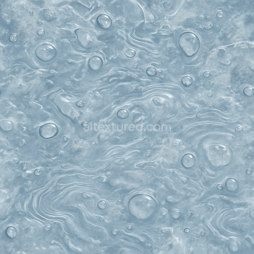 Seamless 3d texture pbr 8k melting ice with wet ice and ice meltwater details