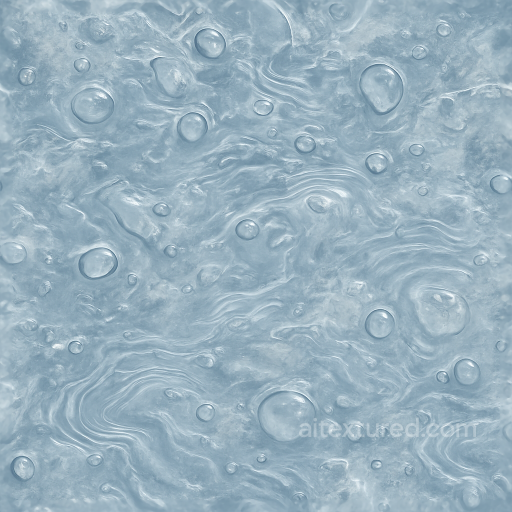 Melting Ice With Wet Ice And Ice Meltwater Details seamless Ice PBR texture