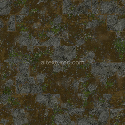 Tiles Seamless Pbr Texture Stone Gritty Weathered Rough Natural Matte