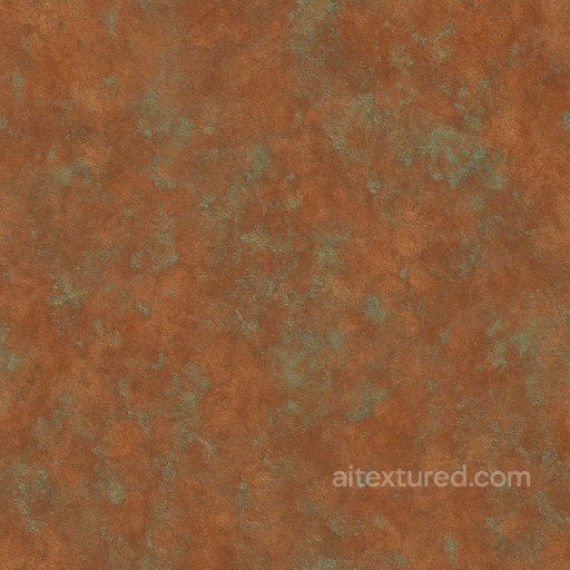 Weathered Copper Seamless Texture seamless Metal PBR texture