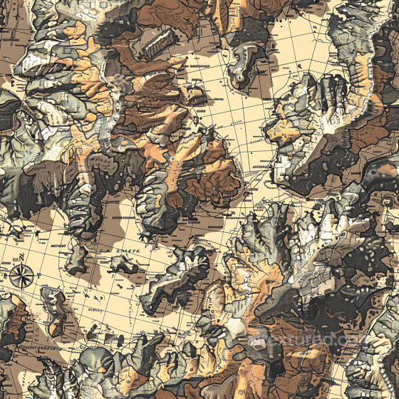 Camouflage Texture with Vintage Map-inspired Brown and Tan Pattern Color Camouflage texture preview