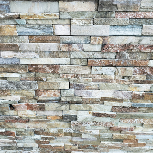 Preview — High-Resolution Natural Stone Wall PBR Texture for 3D Applications