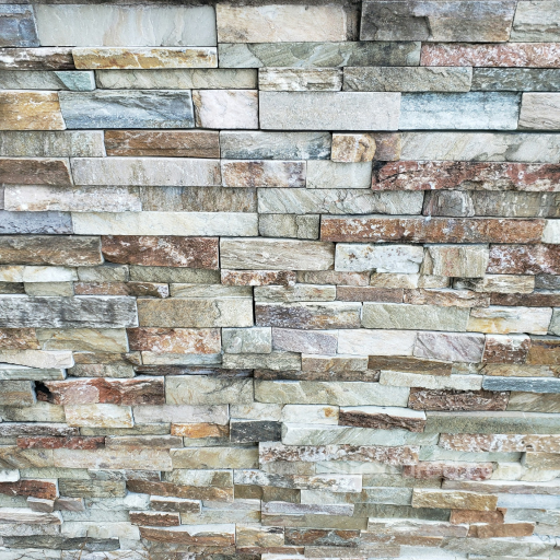 Natural Stone Wall PBR Texture for 3D Applications seamless Stone PBR texture