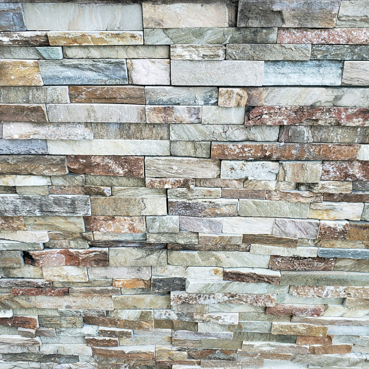 Natural Stone Wall for Applications seamless PBR texture preview