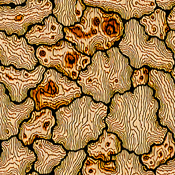 Crosscut Wood Featuring Knots and Detailed Grain Patterns seamless PBR texture preview