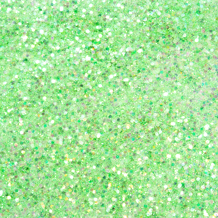 Glitter with Bright Sparkling Green Particles seamless PBR texture preview