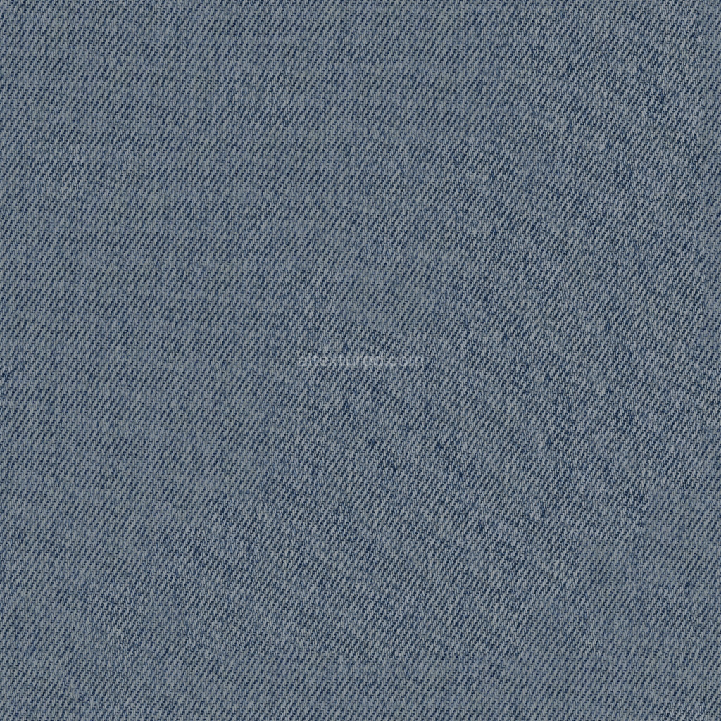 Seamless fabric PBR texture in blue for 3D rendering