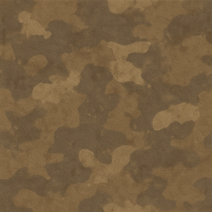 Polyester Camouflage Fabric With Camouflage Peeling And Grimed Surface seamless PBR texture preview