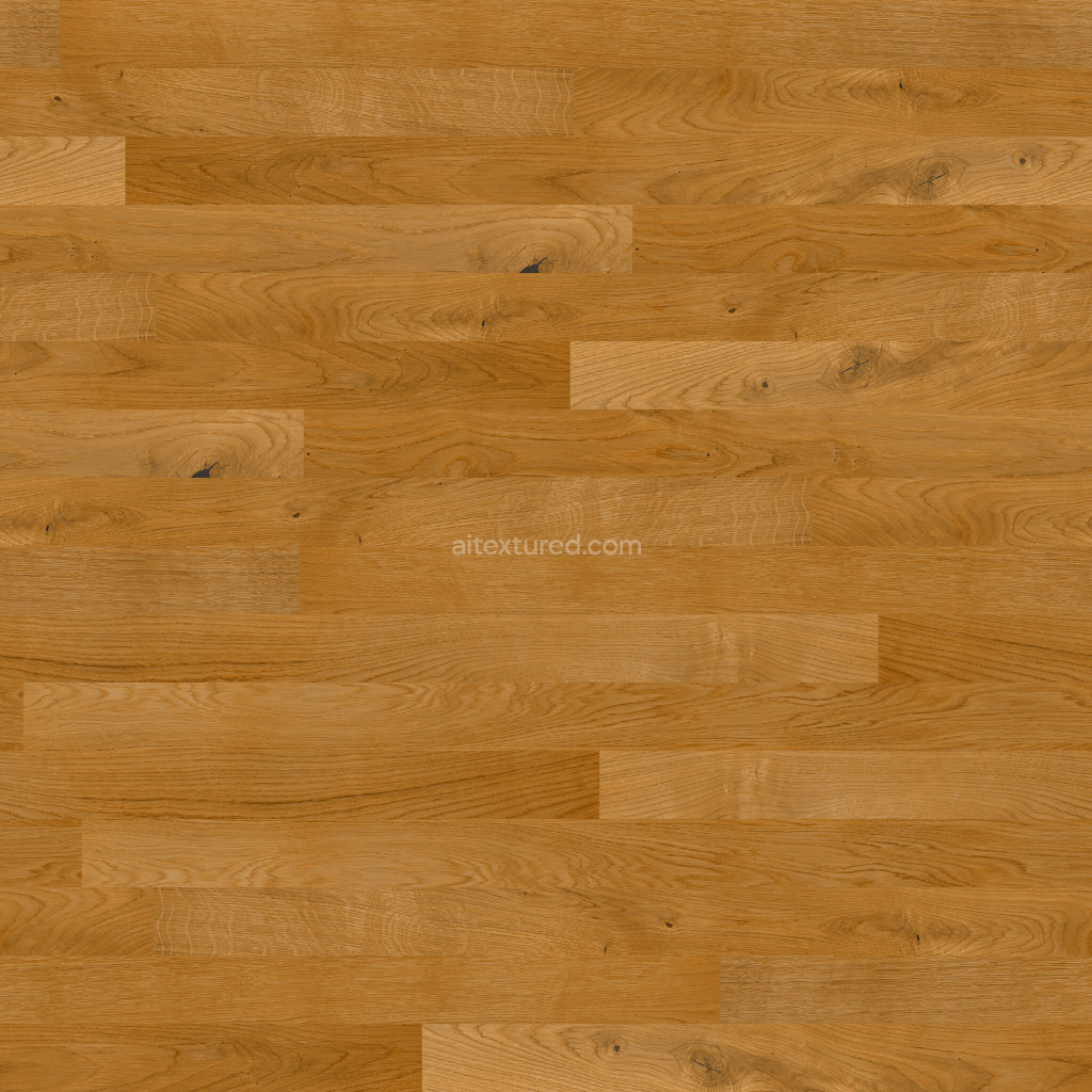 Seamless PBR wood texture with a natural finish