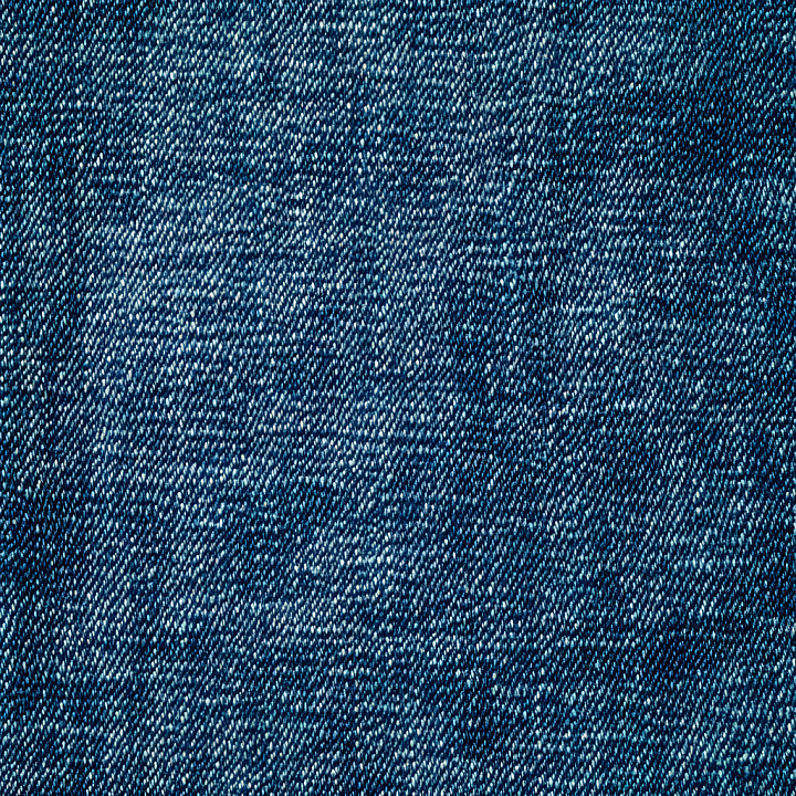 Cracked Denim Fabric with Blue Worn Weave seamless PBR texture preview