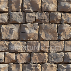seamless Seamless 3D PBR Weathered Stone Wall Texture with Natural Cracks and Earthy Tones texture 8k free download PBR