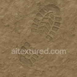 seamless Seamless 3d texture pbr 8k muddy water surface with footprint smudge and footprint residue texture 8k free download PBR