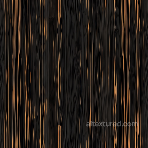 Blackened Wood Planks Seamless Texture with Warm Grain Highlights seamless Wood PBR texture