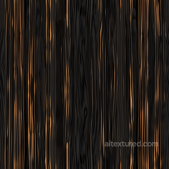 Blackened Wood Planks Seamless Texture with Warm Grain Highlights Wood texture preview