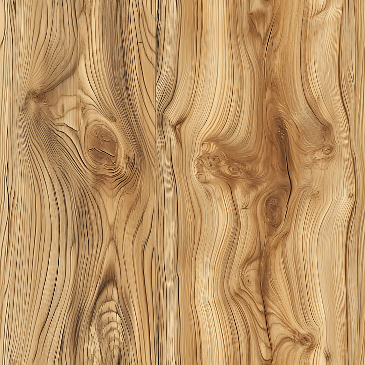 Light Pine Wood with Knots and Grain Detail seamless PBR texture preview