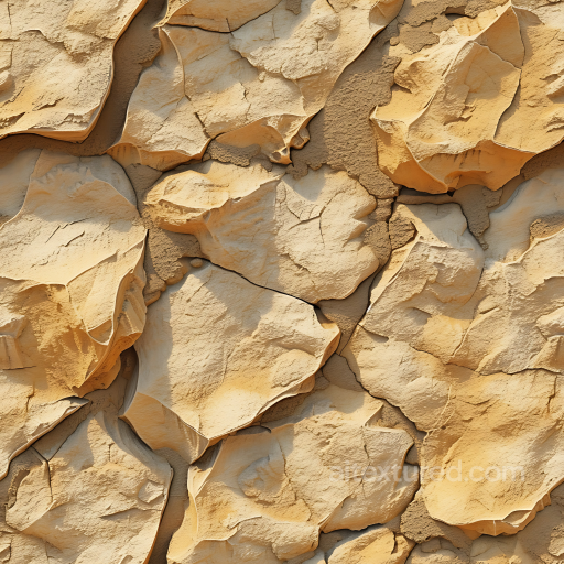 Weathered Sandstone Rock PBR Texture with Layered Rough Surfaces seamless Stone PBR texture