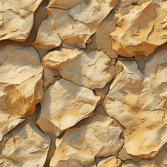Weathered Sandstone Rock PBR Texture with Layered Rough Surfaces Stone texture preview