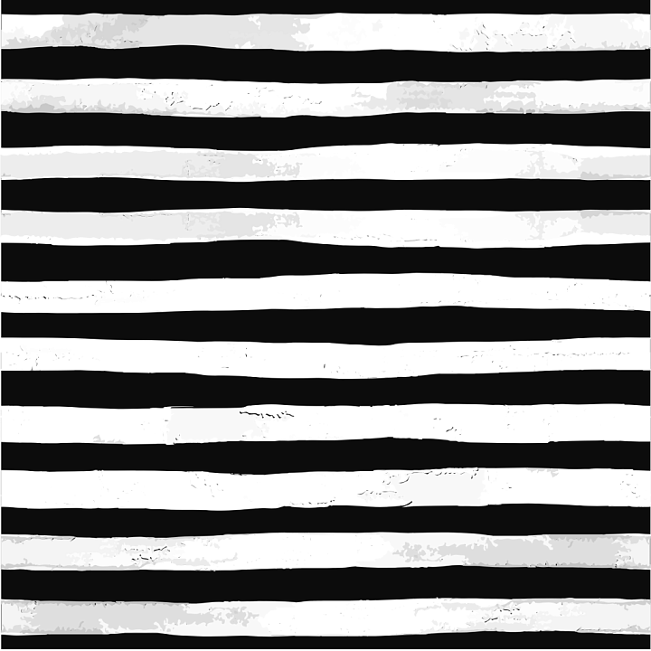 Black and White Watercolor Stripes Fabric Pattern seamless PBR texture preview