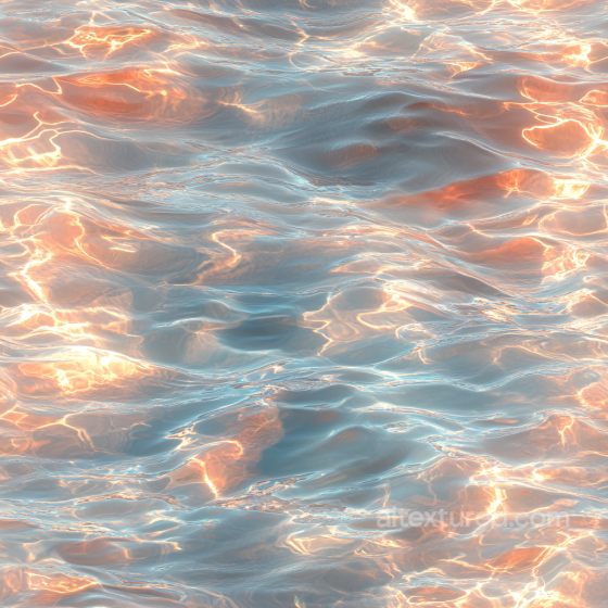 Water PBR Texture Featuring Reflective Surface and Luminous Highlights Water texture preview