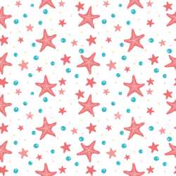 Pattern Bundle - Seamless 3D Pattern PBR Texture Featuring Playful Pink Starfish Motifs texture preview