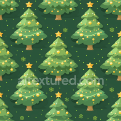 seamless Seamless 3D PBR Texture of Festive Christmas Trees with Ornaments texture 8k free download PBR