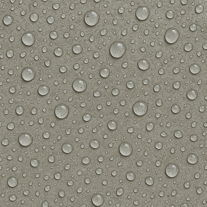 Water Droplets On Concrete Surface seamless PBR texture preview