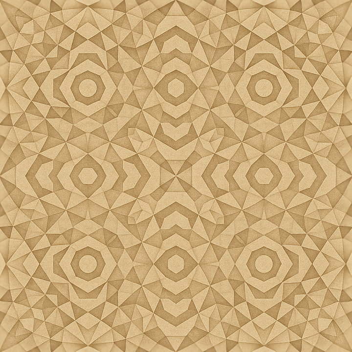 Fractal Geometry Kaleidoscope Symmetry Tiling Shapes Diamond Shapes seamless PBR texture preview