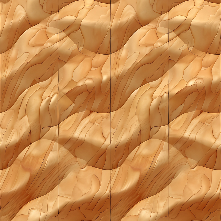 Light Maple Wood Featuring Smooth Grain and Soft Natural Tones seamless PBR texture preview