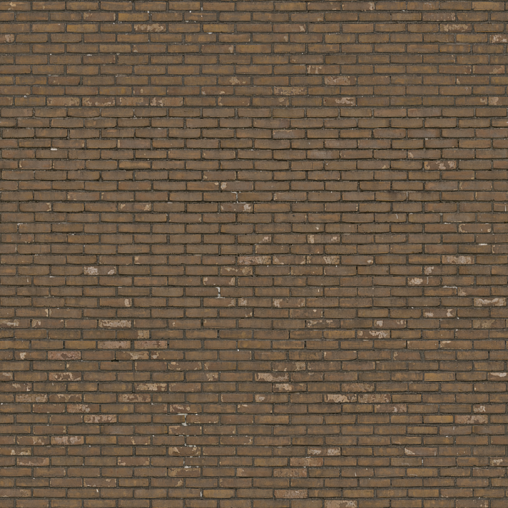 Brick Wall - Wall Brick Walling Weathered Weatherbeaten seamless PBR texture preview