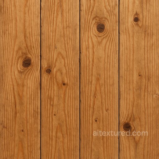 Pine Boards Knotty Rustic seamless Wood PBR texture