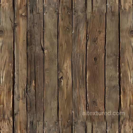 Weathered Rustic Wood Planks Seamless Texture with Knots and Grain Wood texture preview