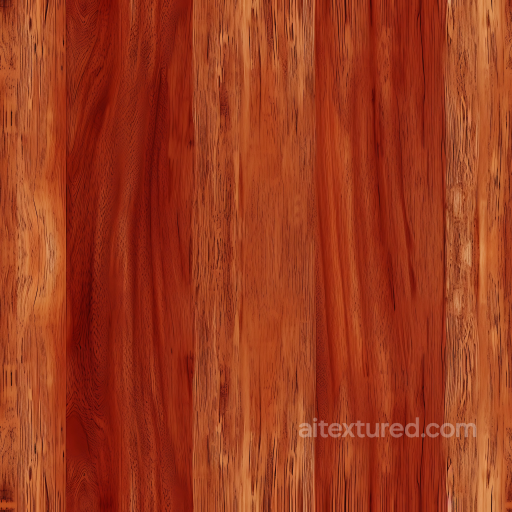 Wood Texture of Red Hardwood Floor with Straight Grain Pattern seamless Wood PBR texture