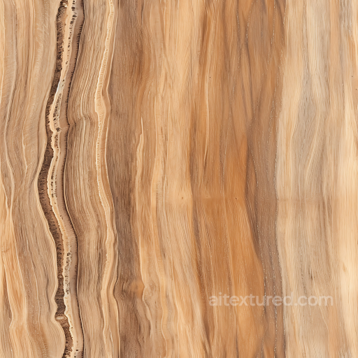 Light Teak Wood PBR Texture Featuring Natural Grain and Color Variation seamless Wood PBR texture
