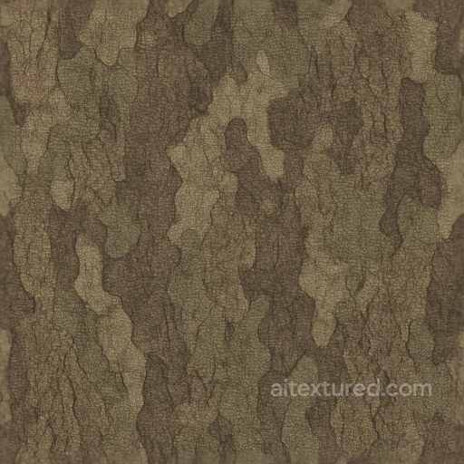 Bark Texture Nylon Weave Camouflage Fabric seamless Color Camouflage PBR texture