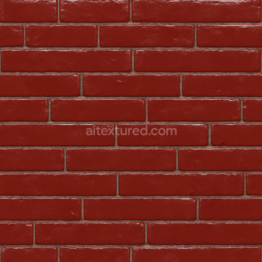 Polished Painted Brick Texture Seamless 1024X1024