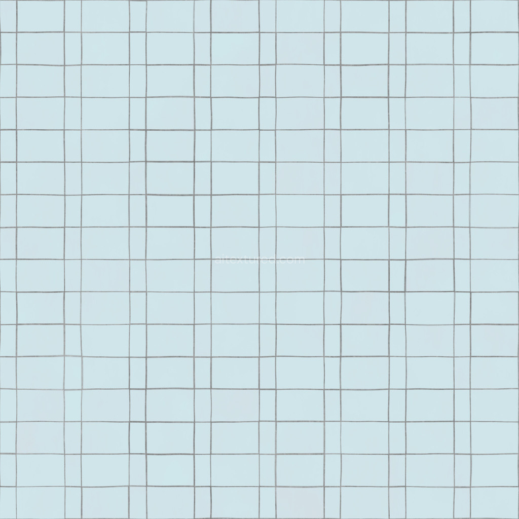 Seamless PBR tiles texture in blue color