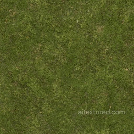 Worn Green Moss Seamless Texture seamless Moss PBR texture