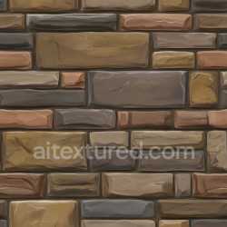 seamless Seamless 3D Cracked & Holes PBR Texture of Multicolor Weathered Brick Wall texture 8k free download PBR