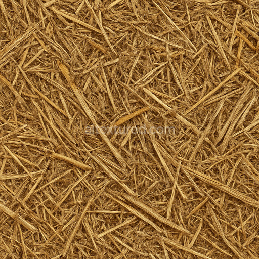 Coarse Barn Straw Seamless Texture