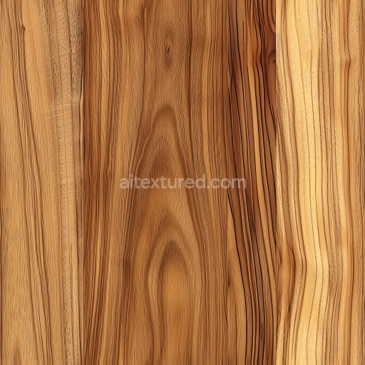 Seamless 3D PBR Texture of Light Oak Wood Planks with Natural Grain and Knots